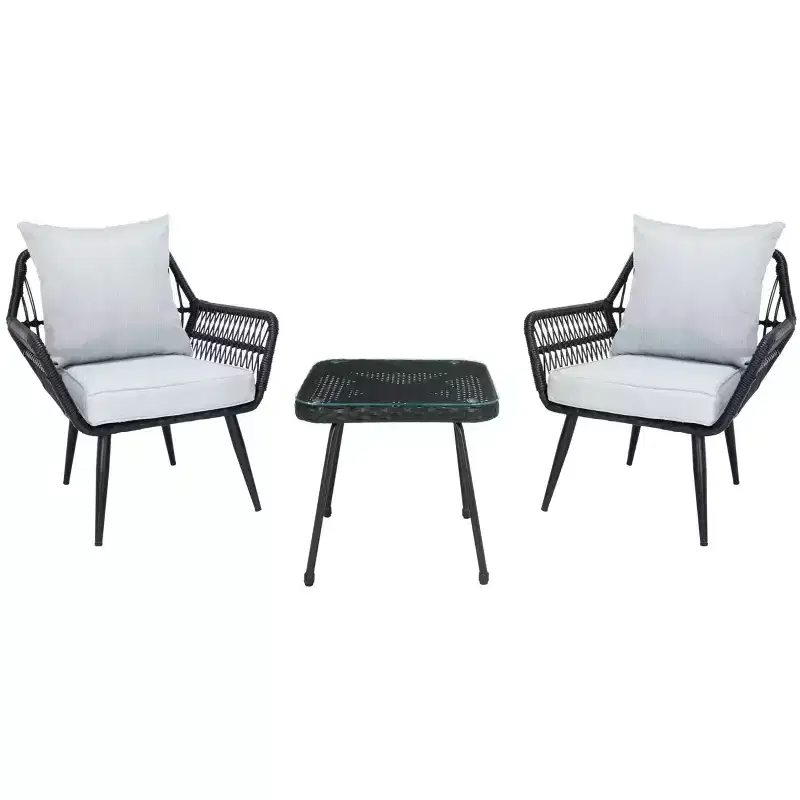 Londyn 3 Piece Lounge Set - Indoor/Outdoor - PAT9031 - Safavieh