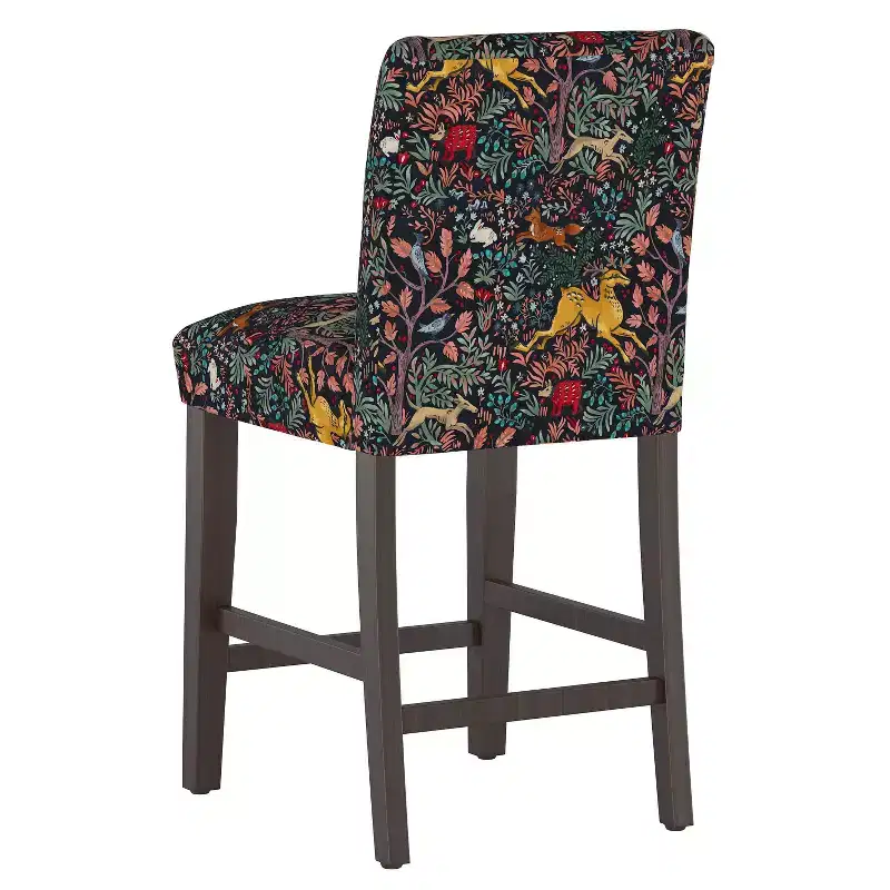 Skyline Furniture Hendrix Patterned Counter Height Barstool
