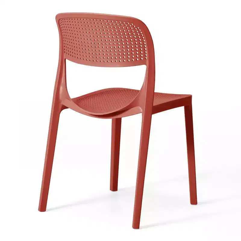 WestinTrends Playa Modern Stackable Plastic Resin Patio Dining Side Chair (Set of 2)