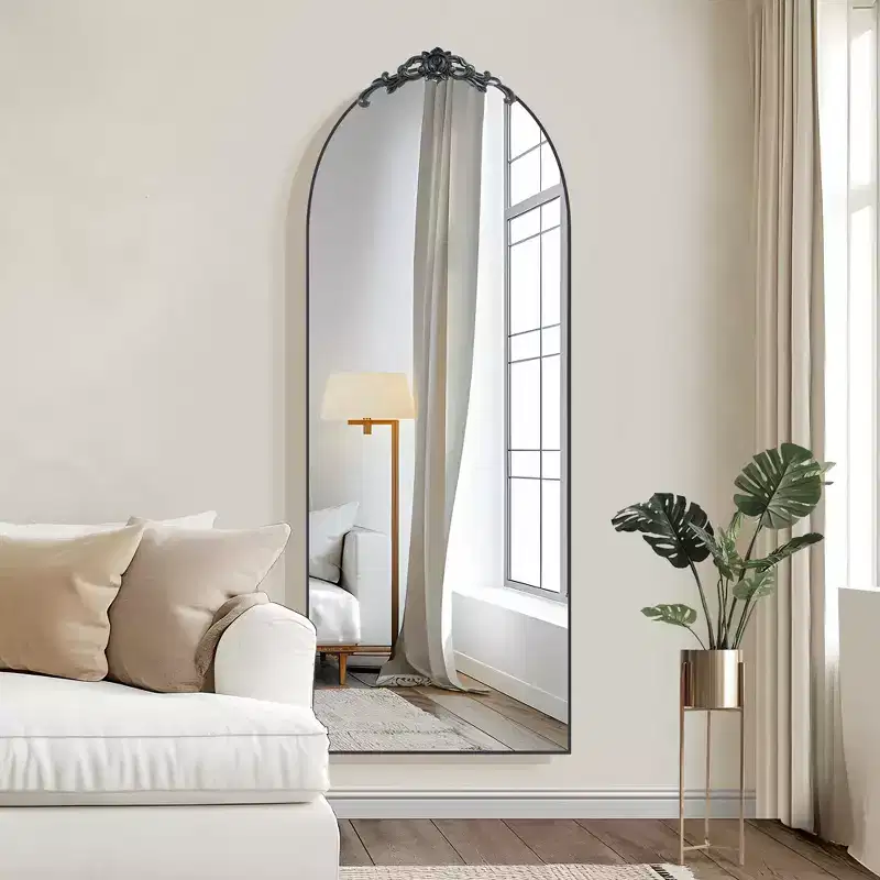 Vintage Arched Full Length Standing Mirror