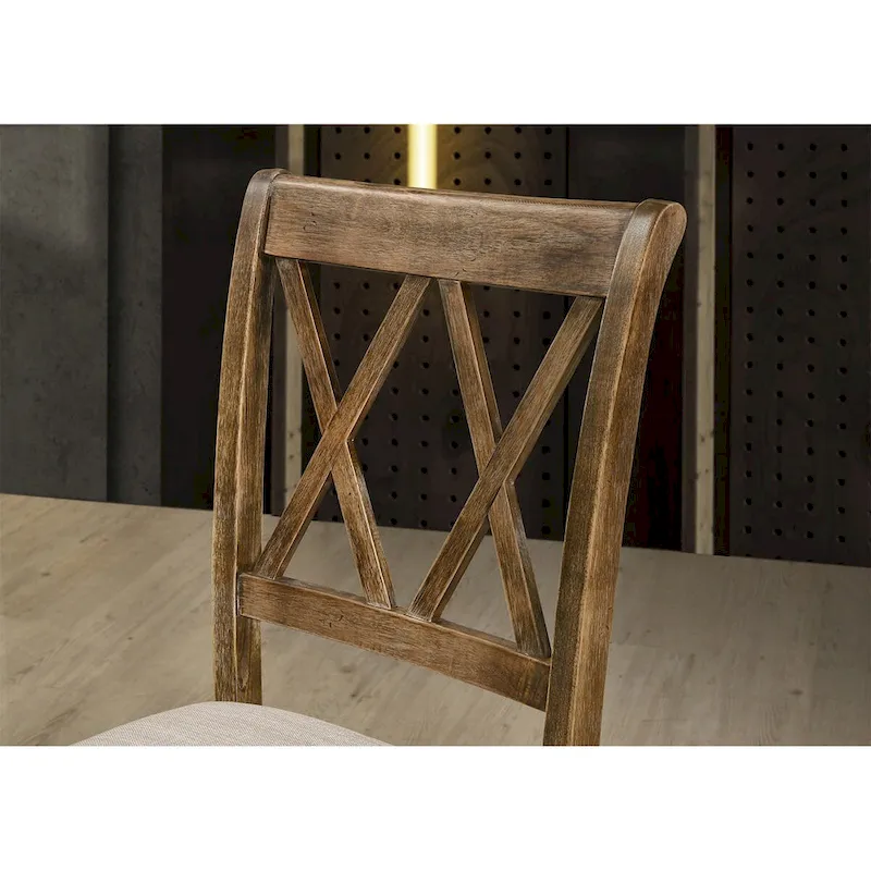 Fabric Upholstered Dining Chair Set of 2