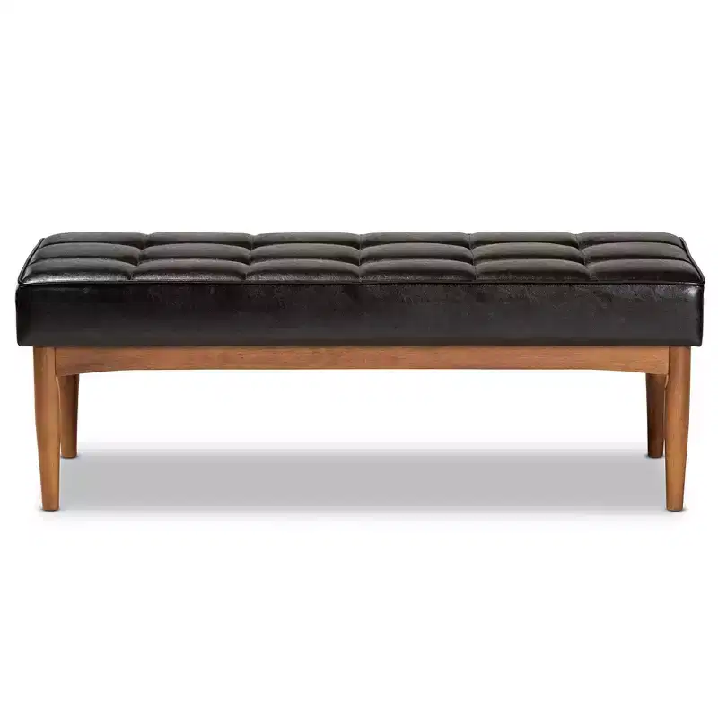 Solid Wood Dining Ottoman