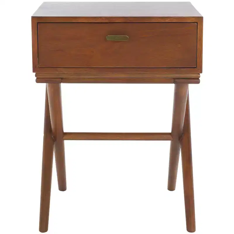 Sixtine 1 Drawer Nightstand - NST6604 - Natural - Safavieh