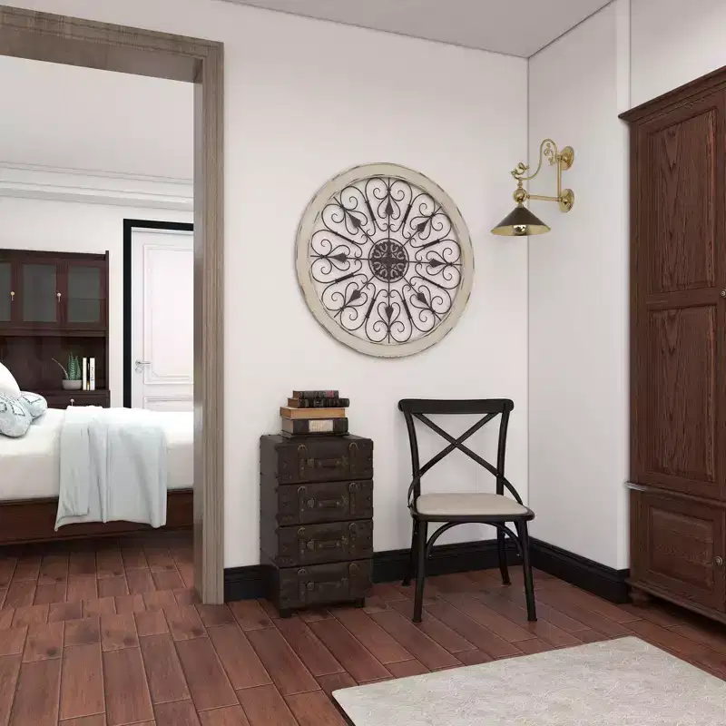 Wood Stacked Side Chest Dark Java - Olivia & May: Rubberwood Frame, No Assembly Required, 4-Drawer Dresser