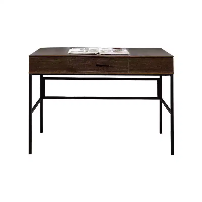 Royal Hampton Writing Desk with Lift Top Storage and USB Plugin, Brown