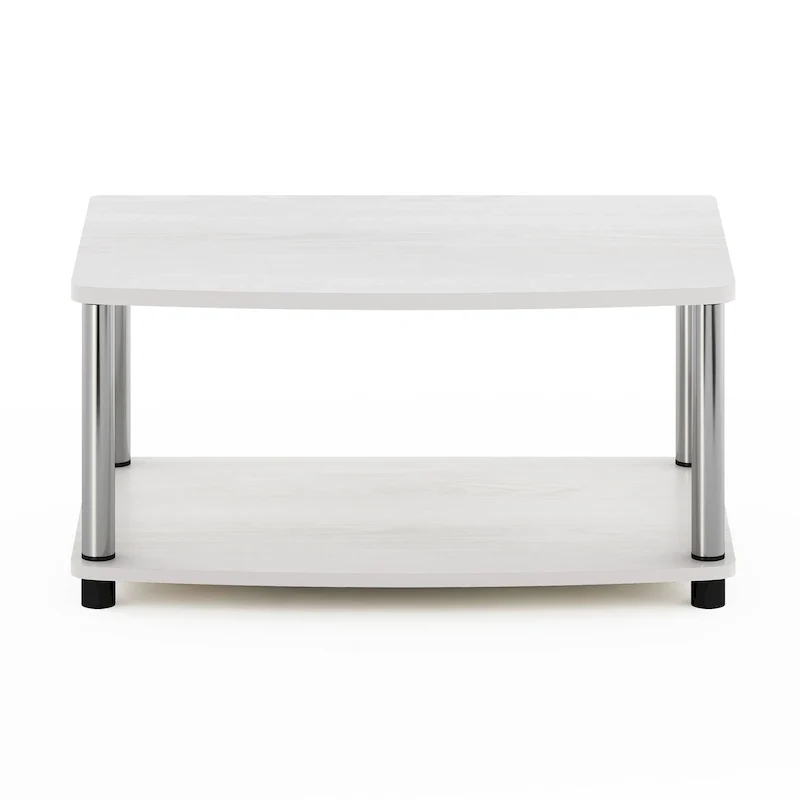 Furinno Turn-N-Tube No Tools 2-Tier Elevated TV Stands