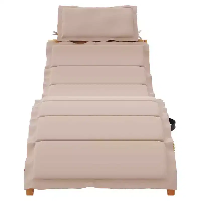 vidaXL Sun lounger21.65 x 72.44 x 25.20 in Solid Acacia Wood