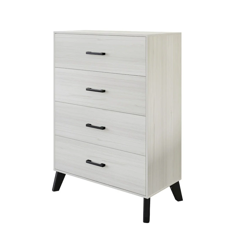 Classic Style 4-Drawer Wooden Chest