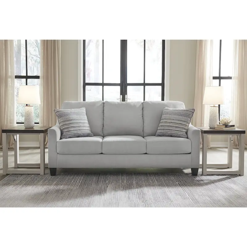 Adlai Light Gray Queen Sofa Sleeper - 80W x 39D x 40H