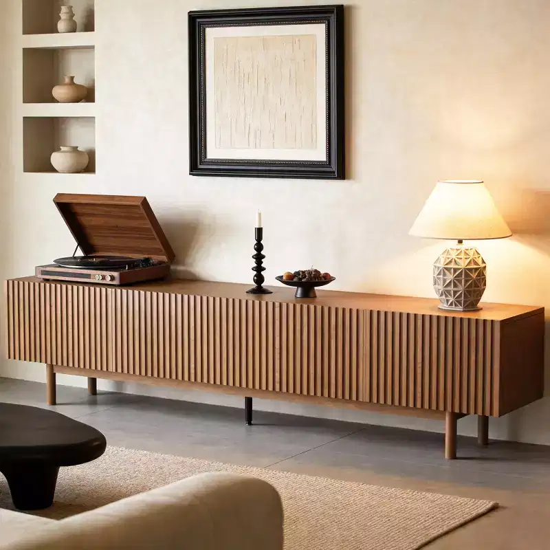 Upholstered Storage Ottoman Bench with Tufted Top, Bedroom Bench with Wooden Legs for Entryway