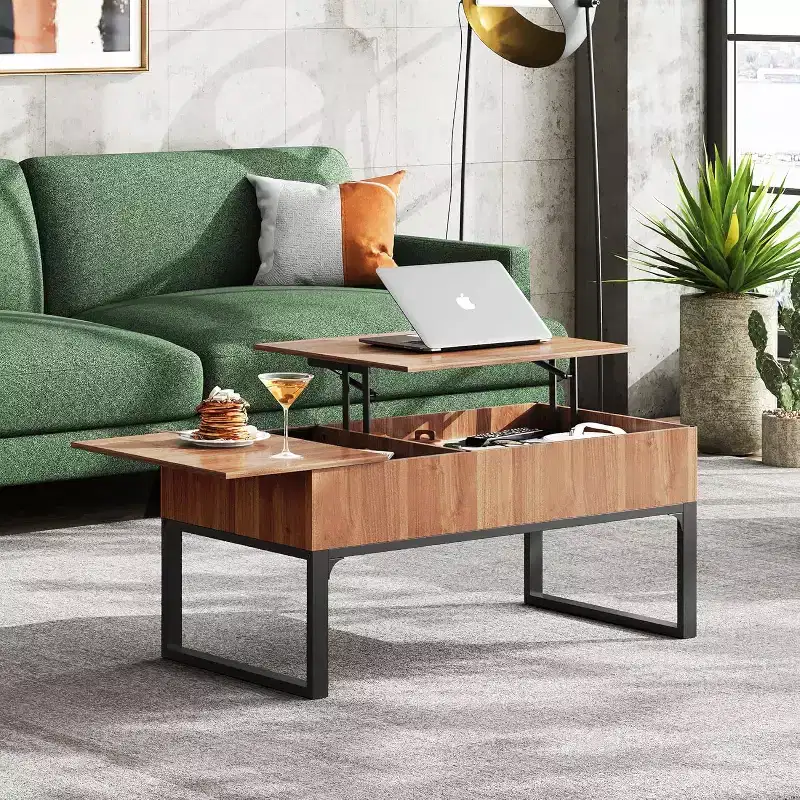 Lift Top Coffee Table with Storage, 40.9