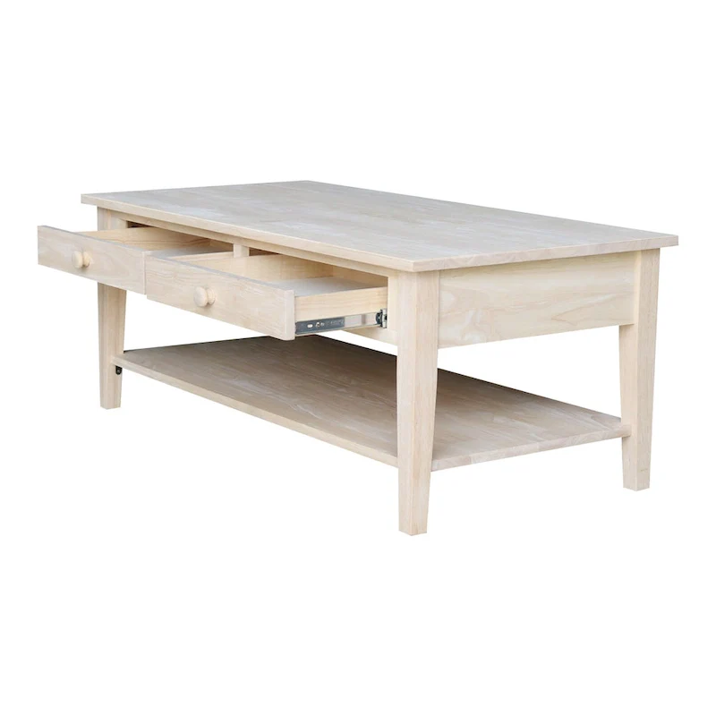 Modern Luxurious Nightstand with 2 Drawers