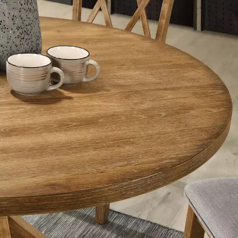 Windvale Cross-Buck Base Dining Table