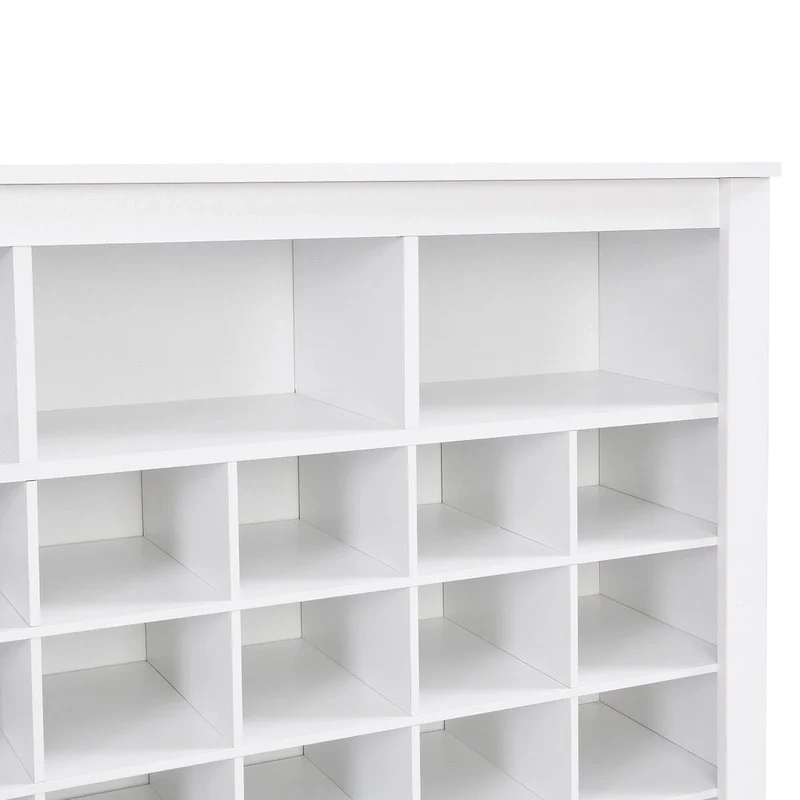 24-Cubby Shoe Storage Console