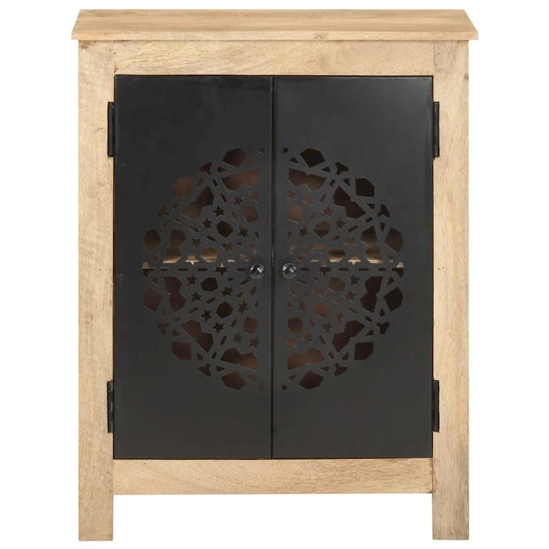 vidaXL Sideboard 23.6x13.8x29.5 Solid Mango Wood