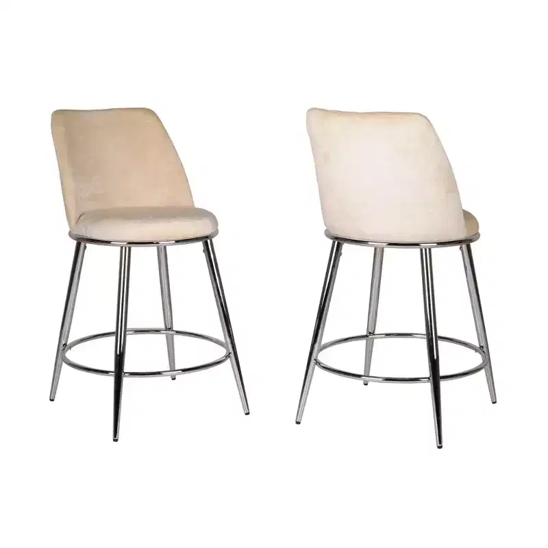 Brassex Set of 2 Nova Counter Height Barstools