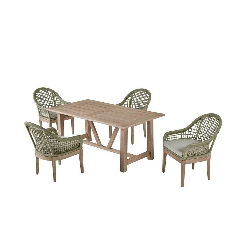 Best Quality Furniture Wood Patio Sets with Umbrella Hole