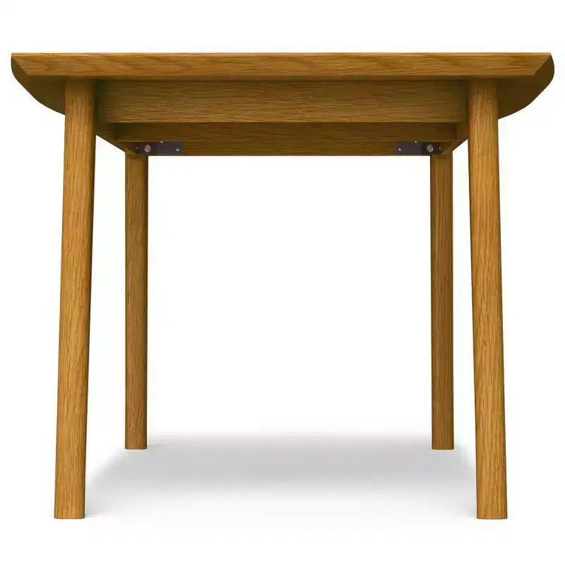 Mid-Century Rectangle Dining Table, Rubberwood Frame, Seats 6, Brown, 66