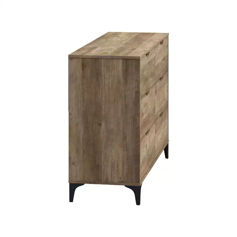 Galano Lilay 6 Drawer Dresser (Interlock) - Knotty Oak