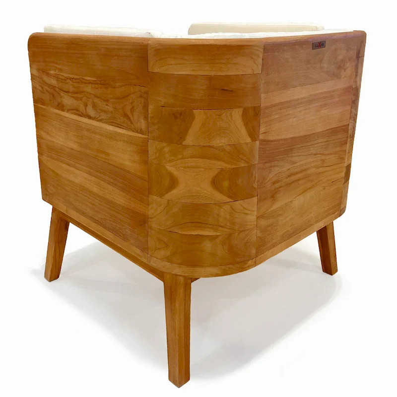 LuXeo Olivia Teak Deep Seating Set - 4 Person