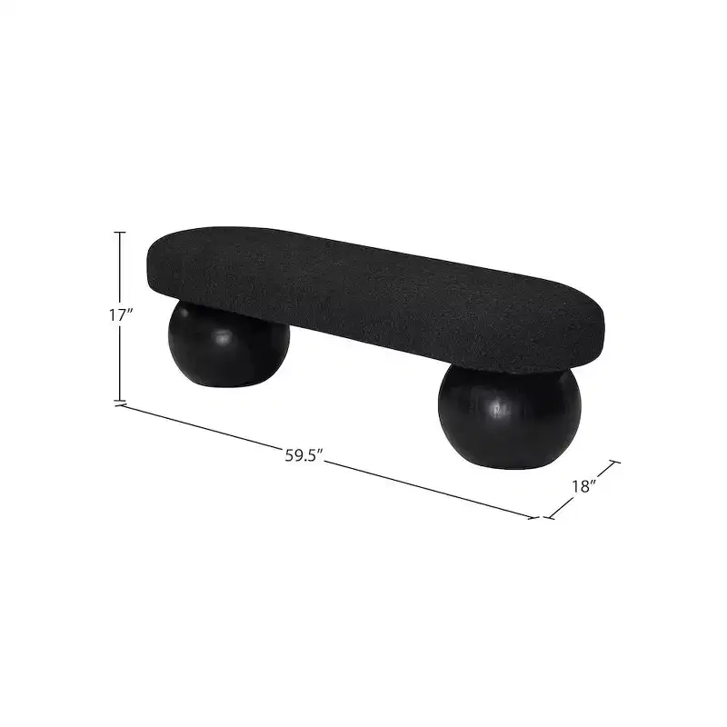 Meridian Furniture,Bowie Bench