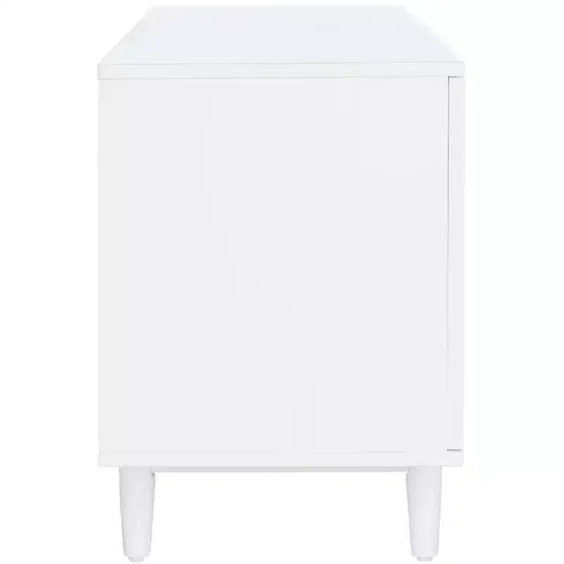 Tay 2 Shelf Pattern Media Stand - MED5012 - White Washed - Safavieh