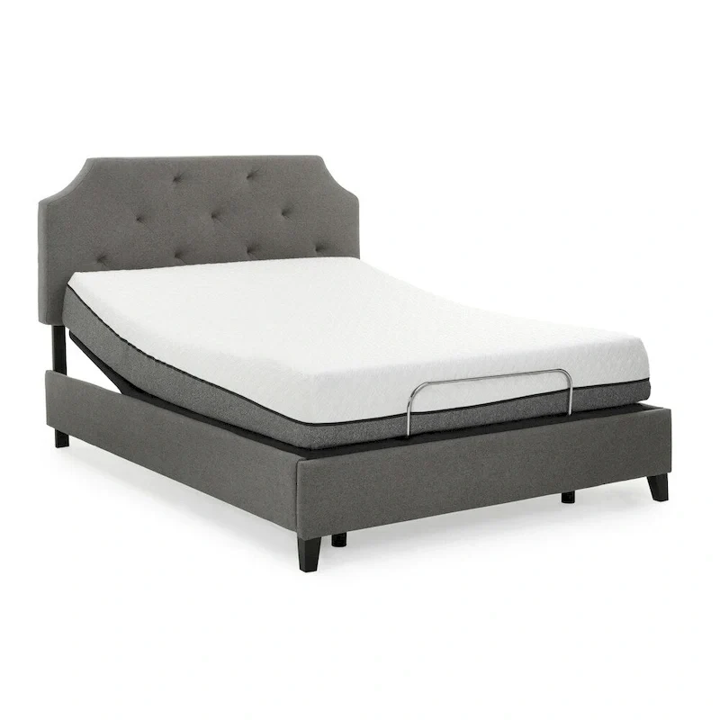 10-Inch Memory Foam Mattress & Adjustable Base Set | CertiPUR-US | Wireless Remote | Queen, King, Split