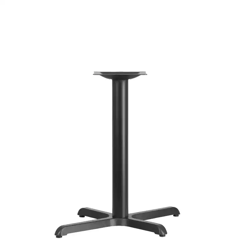 Flash Furniture Beverly 23.75'' x 30'' Restaurant Table X-Base with 3'' Dia. Table Height Column