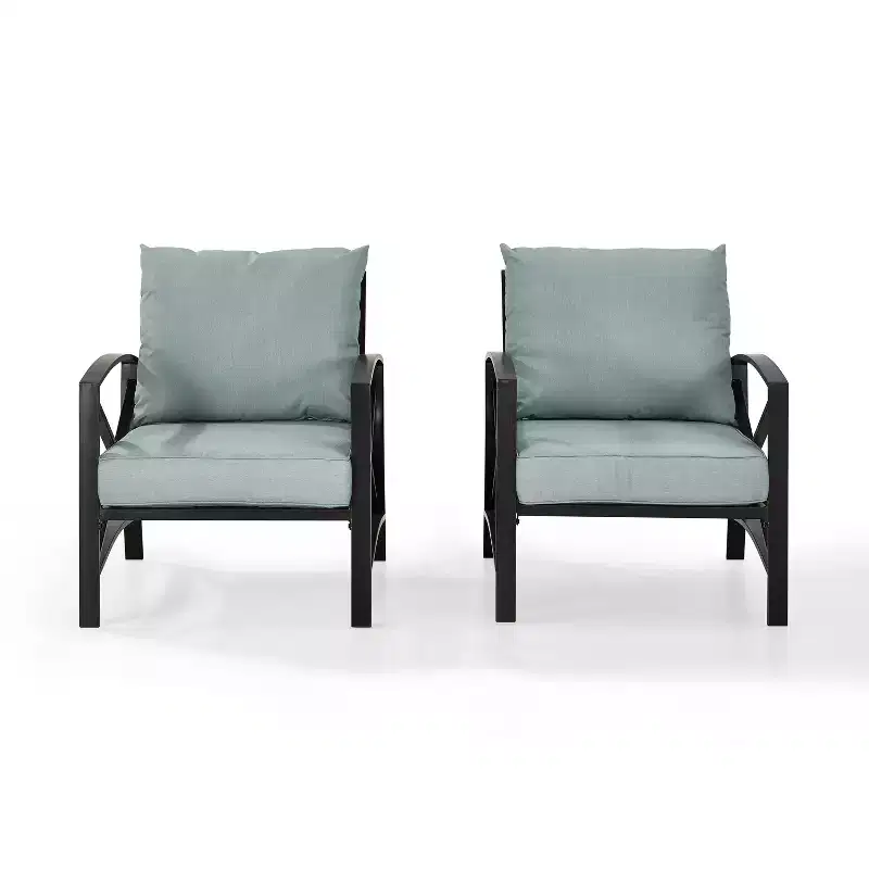 Crosley 2pc Kaplan Outdoor Patio Chair Set