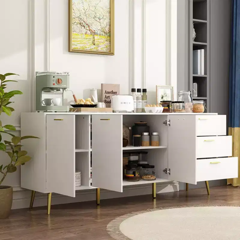 Famapy Modern White Dresser with Drawers - Versatile Furniture