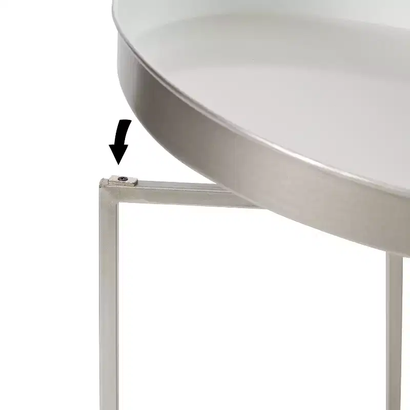 Kate and Laurel Celia Round Metal Side Table