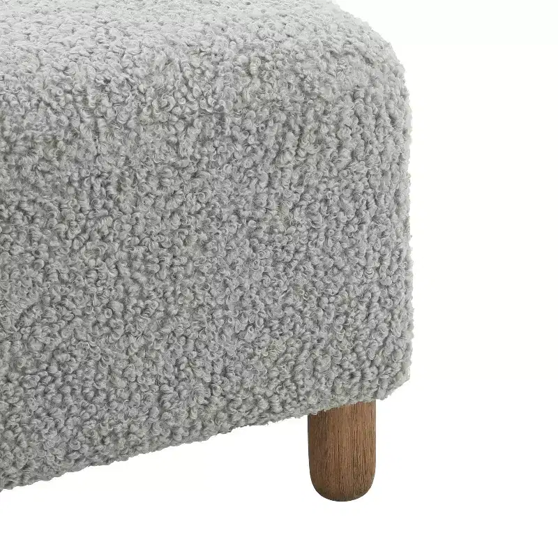 Christopher Knight Home Felix Wood Upholstered Ottoman