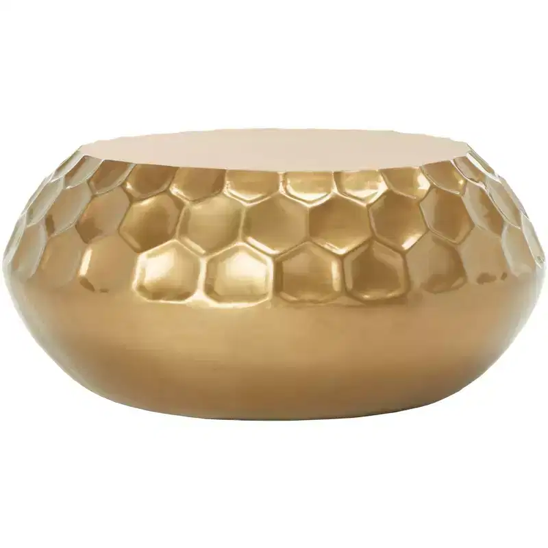 Roxanna Coffee Table - FOX3235A - Antique Brass - Safavieh Couture