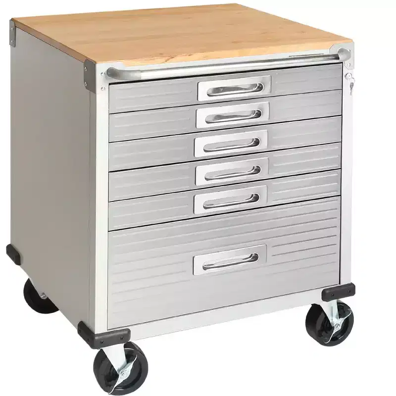 Seville Classics UltraHD 6-Soft Closing Drawer Cabinet, 28 x 25 x 34.5