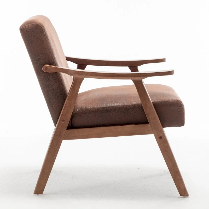 Solid Wood Frame Accent Chair