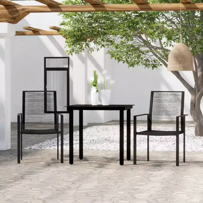 vidaXL Trendy Patio Dining Set with Chairs