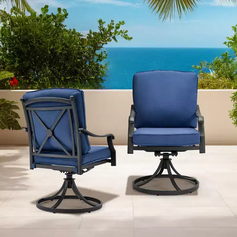 EROMMY Patio Dining Armchair with Cushion