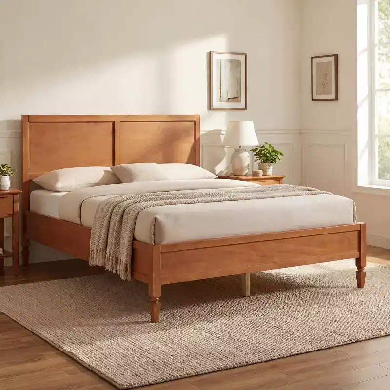 Christopher Knight Home Kesia Modern Wooden Bed Frame with Headboard