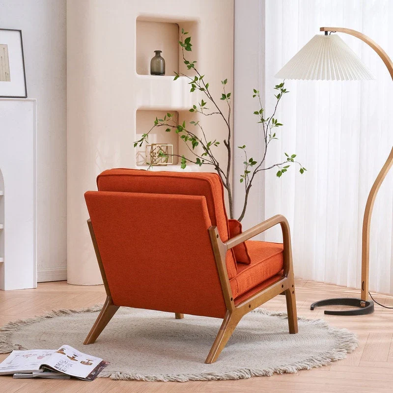 Mid Century Modern Upholstered Accent Chair