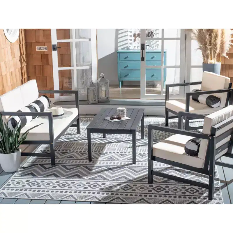 Montez 4 Piece Patio Set - Indoor/Outdoor - PAT7030 - Safavieh