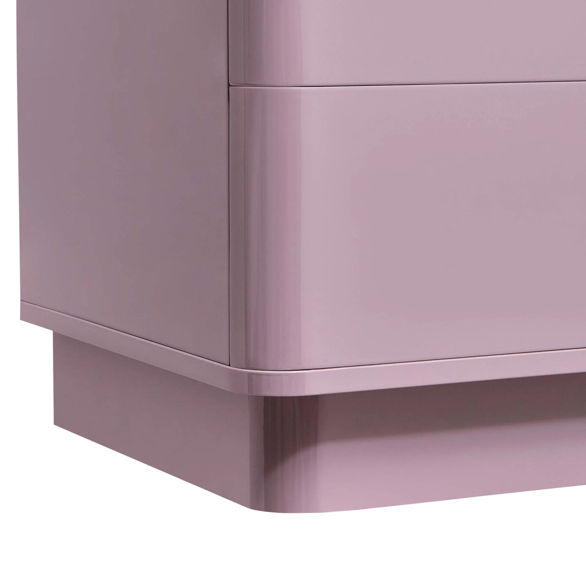 2 Drawer Bedside Table - Violet Ice