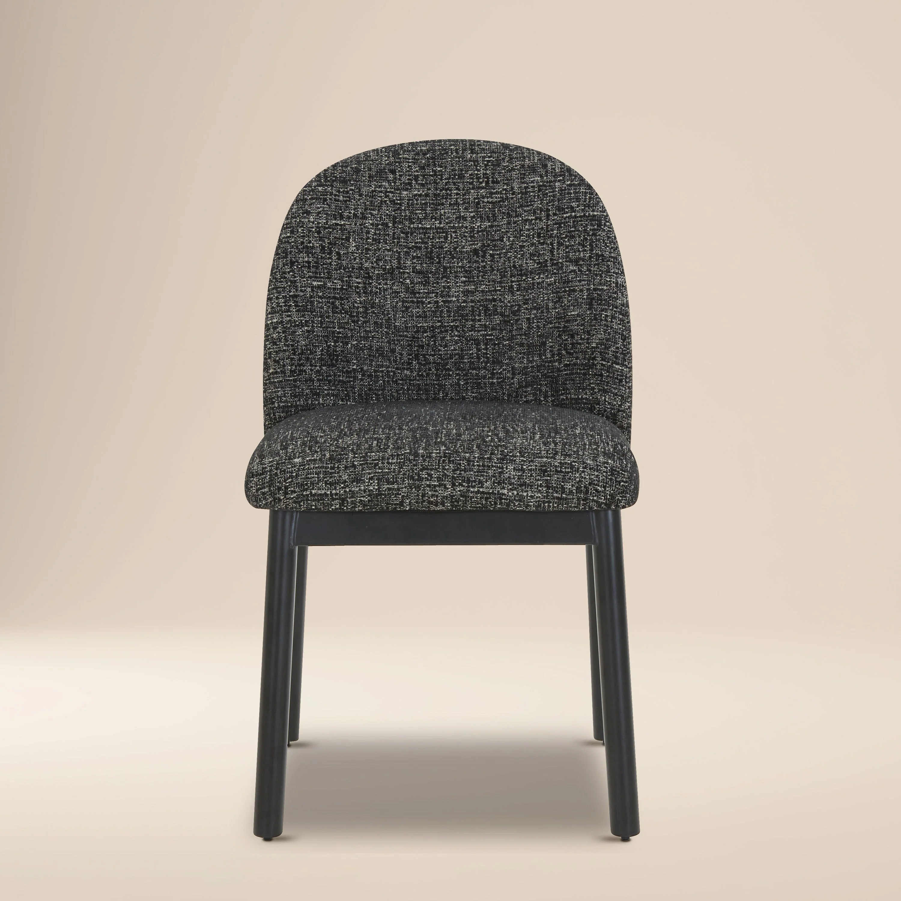 Modern Ebony Black Dining Chair for Dining Room