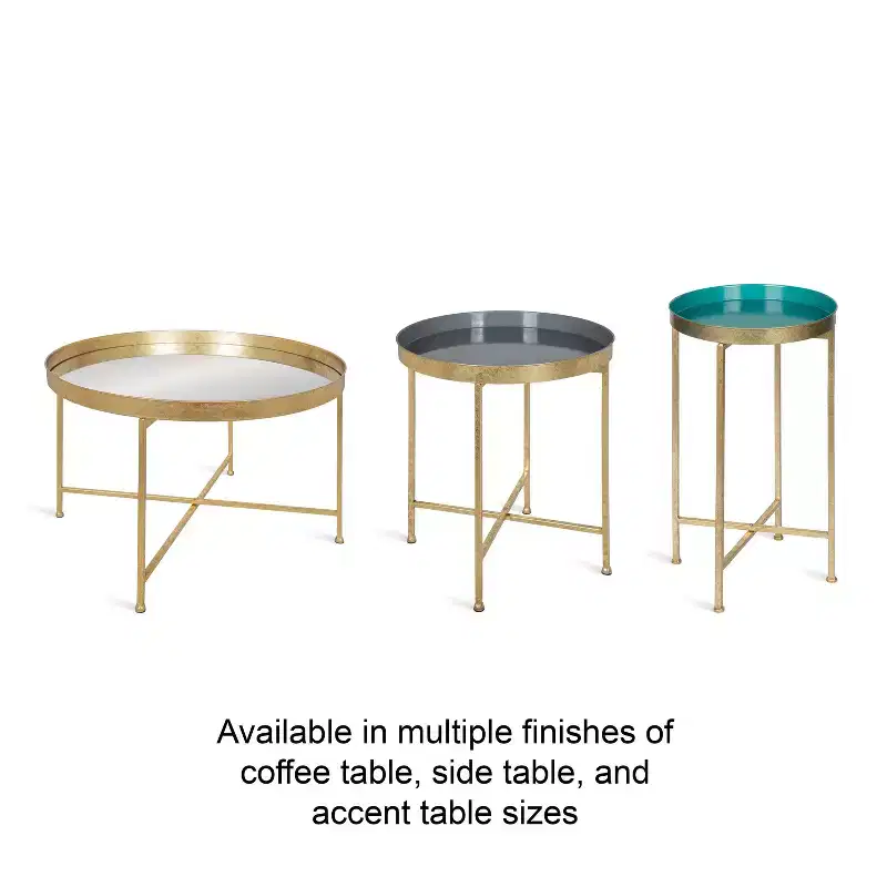 Kate and Laurel Celia Round Metal Side Table