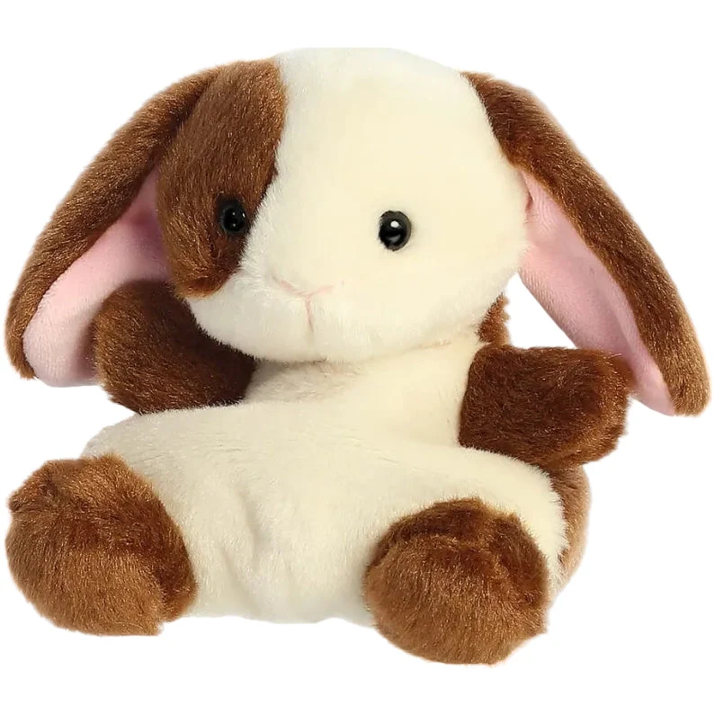 Clover Bunny Mini Plush Stuffed Animal Toy Brown White