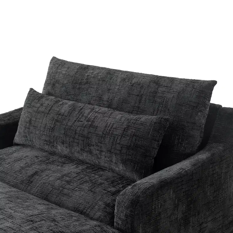 Polibi Extra-Deep Chenille Sofa Bed Chair