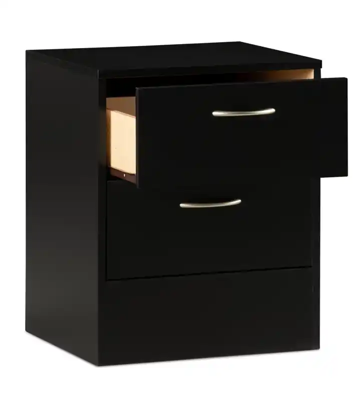 2-Drawer Nightstand, 18.3W x 22H, Made in Canada
