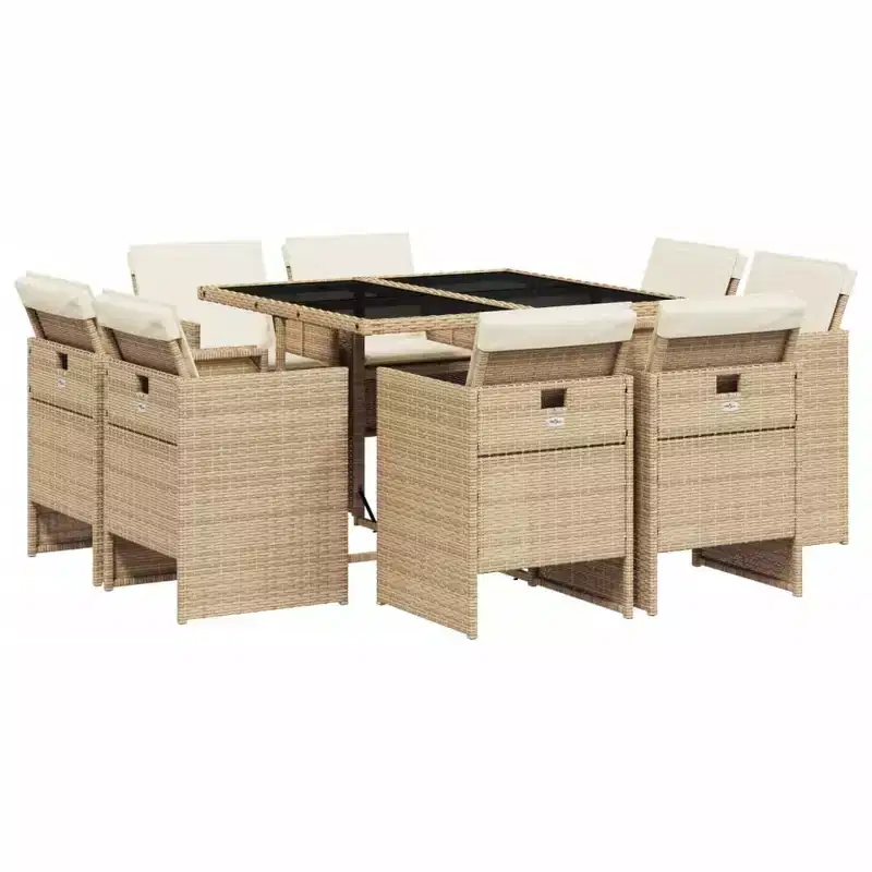 vidaXL Patio Dining Set Set of 12 ,