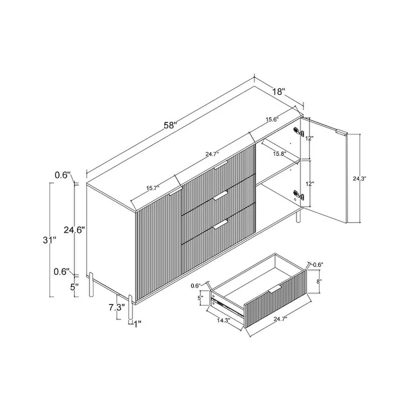 3 Piece Bedroom Set