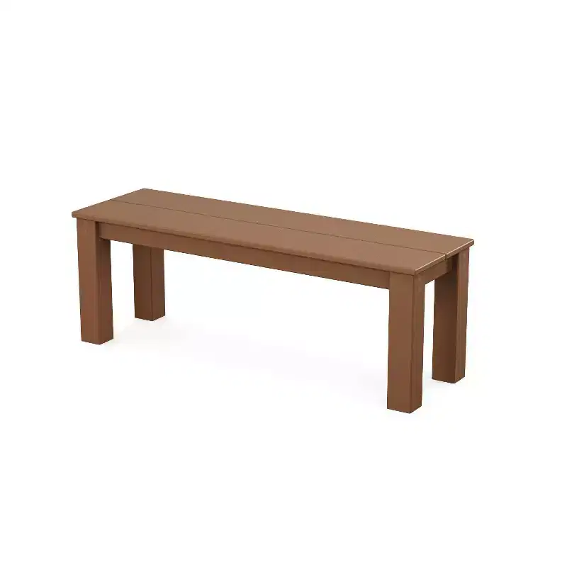 POLYWOOD Studio Parsons Outdoor Patio Dining Bench