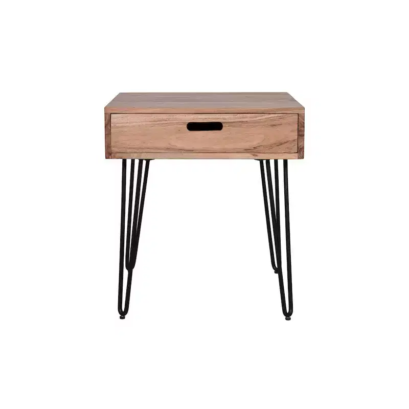 Jofran,Rollins Solid Acacia End Table